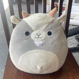 11” Gray Goat Squishmallow Plus